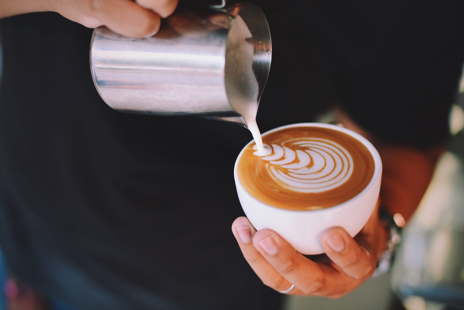 Gruson - Maschinen & Kaffee, Ausschank